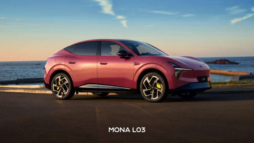 Xpeng Mona L03 avtomobili taqdimot oldidan namoyish qilindi