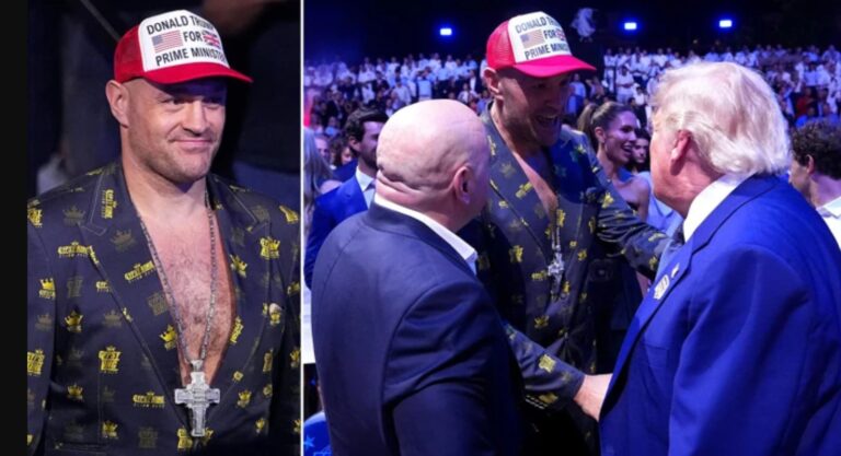 Tyson and Paris Fury Face Criticism after Backing Trump at White House UFC Event