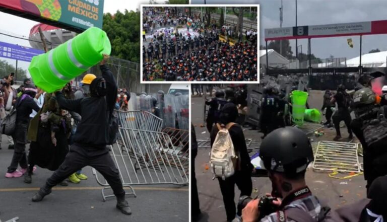 Violent Protests Overshadow Mexico’s World Cup Opener