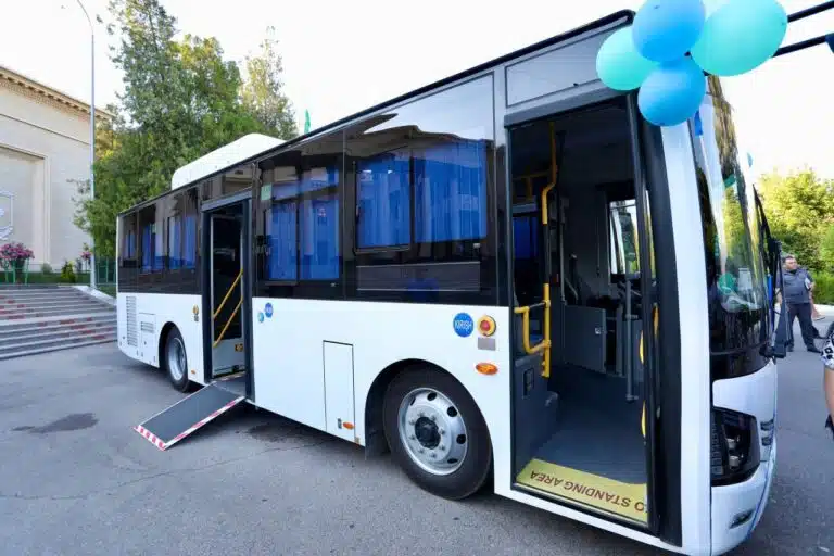 Автобусный парк Чирчика пополнился 35 новыми Ankay
