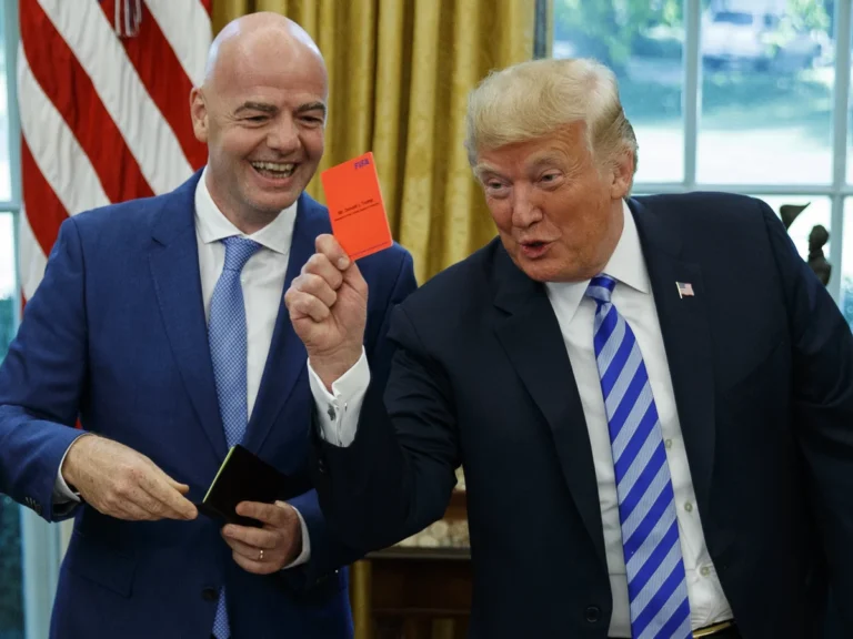 Gianni Infantino's Trump connection damages football, says ex-FIFA chief