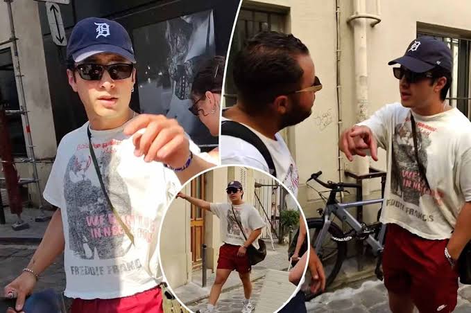 Hudson Williams Confronts Autograph Hounds at Paris Residence