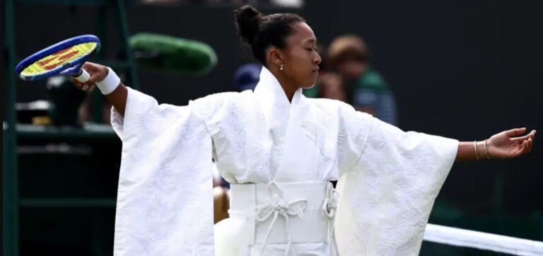 Trough Naomi Osaka looks and How She Turns Wimbledon into a Fashion Showcase with Kimono Inspired by Japanese Heritage