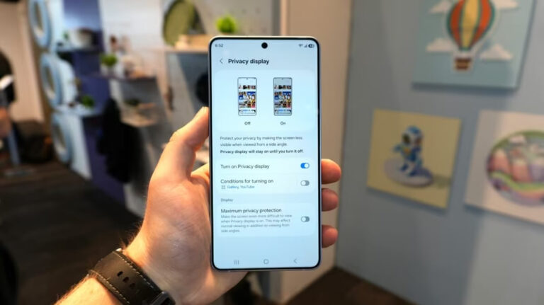Samsung Galaxy S27 smartfonlarida Privacy Display funksiyasini joriy etadi