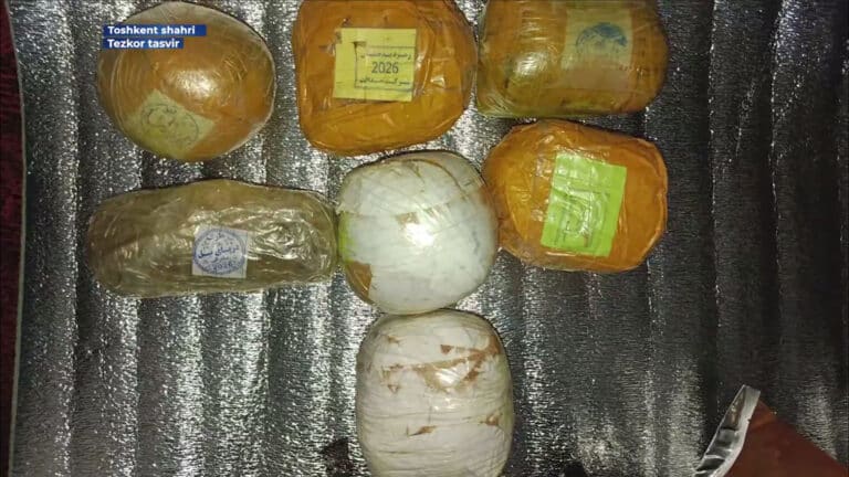 Toshkentda 20 kg dan ortiq narkotik moddalar musodara qilindi