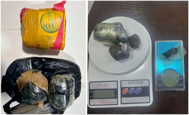 Zip-paket, elektron tarozi va 3,2 kg narkotik: besh kishi ushlandi