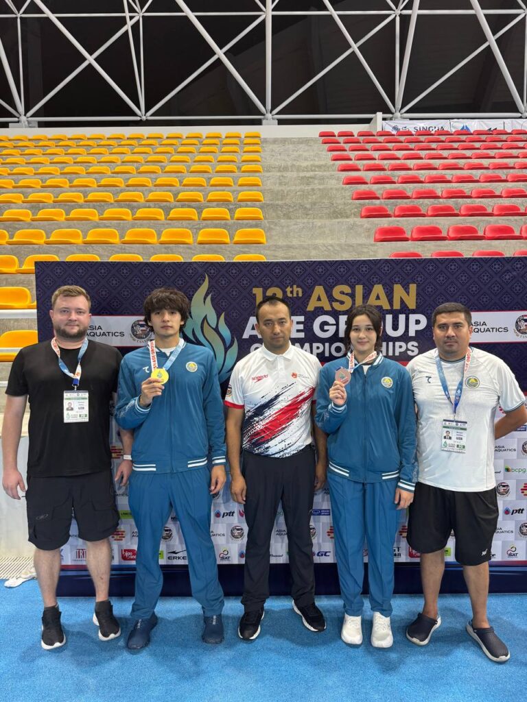 Узбекистан завоевал первое золото на чемпионате Азии по водным видам спорта