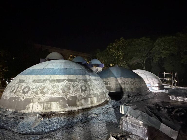 «Moviy gumbaz» kafesidagi ruxsatsiz ta’mirlash ishlari to‘xtatildi