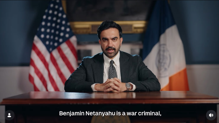 NYC Mayor Mamdani Brands Netanyahu a War Criminal But Admits No Arrest Power