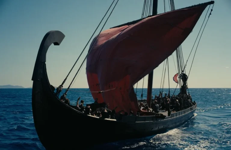 Viking Ship Damaged While Filming 