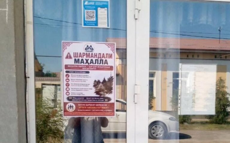 Хоким Чиназского района поручил помечать «позорные» дома и махалли — видео
