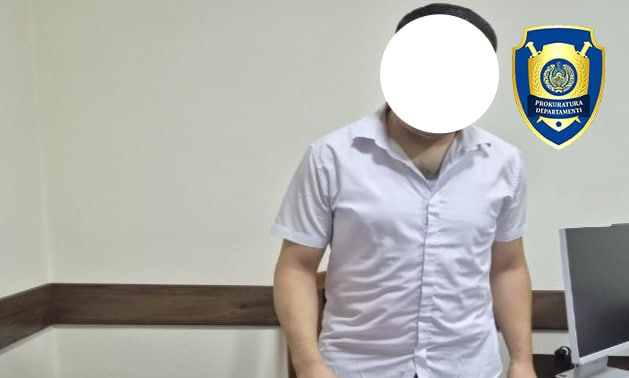 Namanganda nafaqaga chiqarish uchun pul olgan mutaxassis ushlandi